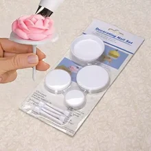 4 шт./компл. Fondant(сахарная) Декор подъемник для цветов торт игла для цветка глазурь для выпечки кремом, инструменты для декора ногтей инструменты для украшения торта
