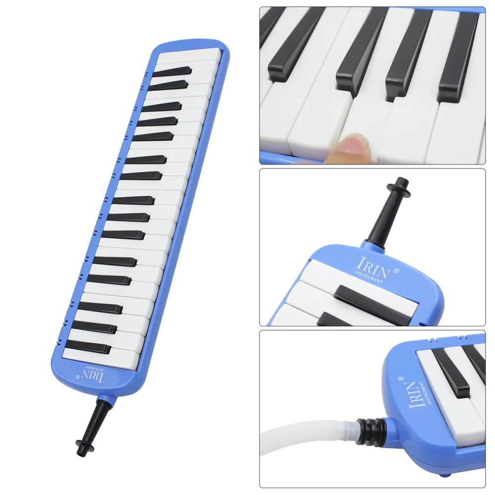 IRIN 37 البيانو نمط مفاتيح Melodica الأطفال الطلاب آلة موسيقية هارمونيكا الفم الجهاز المحمولة هارمونيكا Pianica الساخن