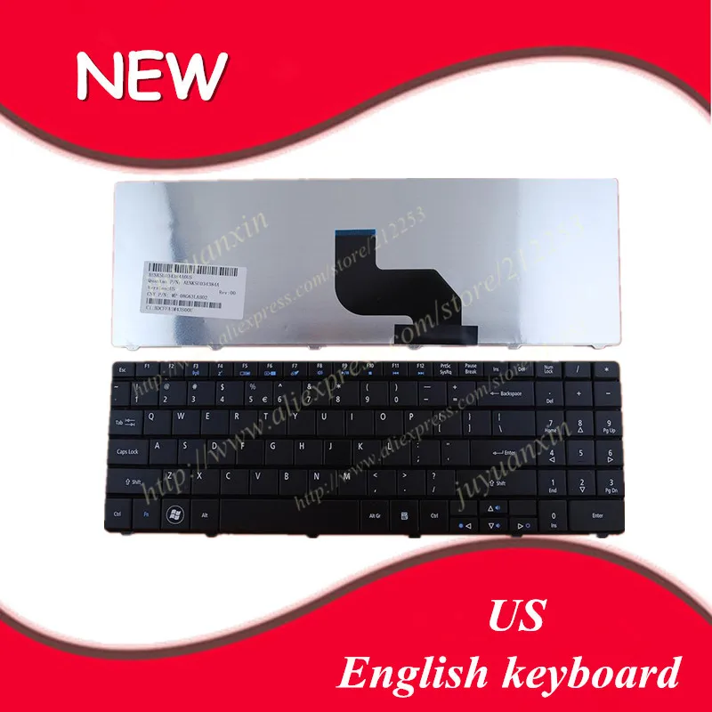 Английская клавиатура для ноутбука ACER Aspire 5516 5517 5332 5532 5534 5732Z 5732 7713 7715 Emachines E527 E727 BLACK