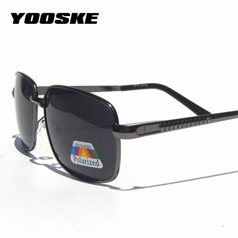 YOOSKE Fashion Classic Polarized Sunglasses Men Driving Goggles