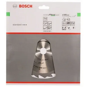 

BOSCH 2608642600 Disc circular saw Speedline Wood 165x1, 7x20D 12FZ/WZ