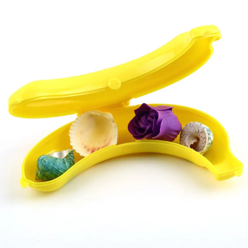 wholesale 100 Pcs Cute Banana Box Fruit Banana Protector Guard