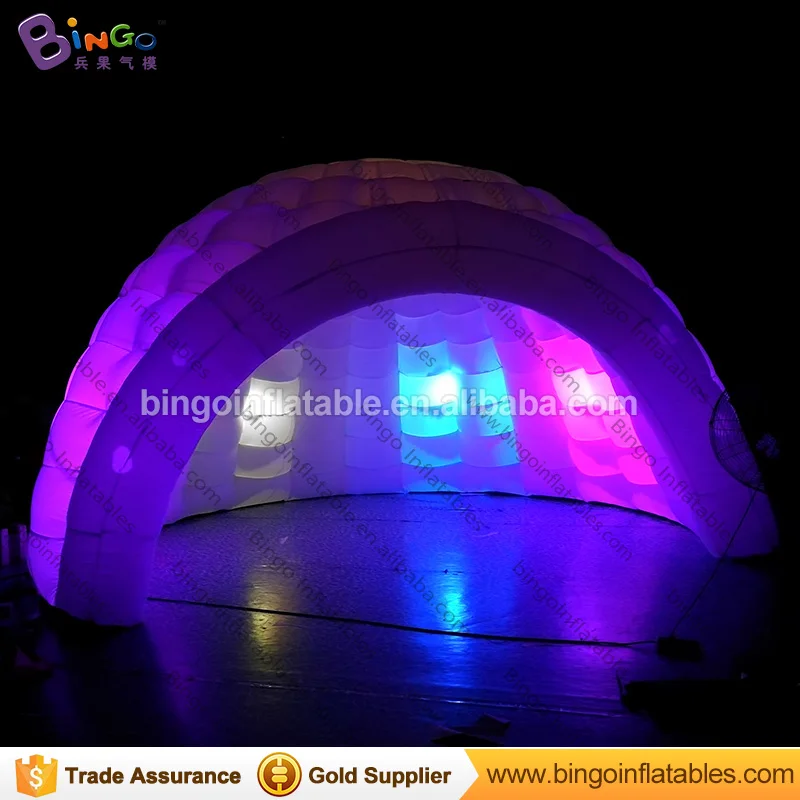  16.4 feet LED inflatable igloo tent / inflatable event tent / inflatable party tent with blower toy