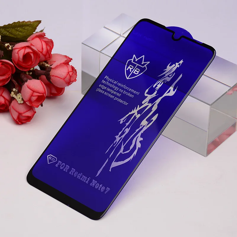 6D Glass for Xiaomi Mi 9 8 SE Mi8 A2 Lite Mi9 Mi Play A1 Screen Protector 5D Tempered Glass for Xiaomi Redmi Note 7 5 6 Pro 6A