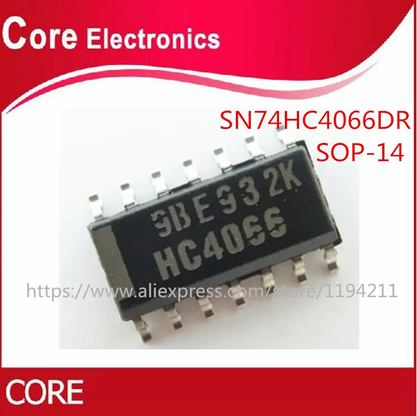 10 шт. 74HC4066D SOP14 74HC4066 SOP SN74HC4066DR SMD новый | Электронные компоненты и принадлежности