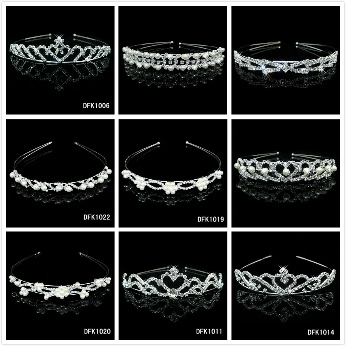 

LOLEDE Princess Crystal Tiaras and Crowns Headband Kid Girls Love Bridal Prom Crown Wedding Party Accessiories Hair Jewelry