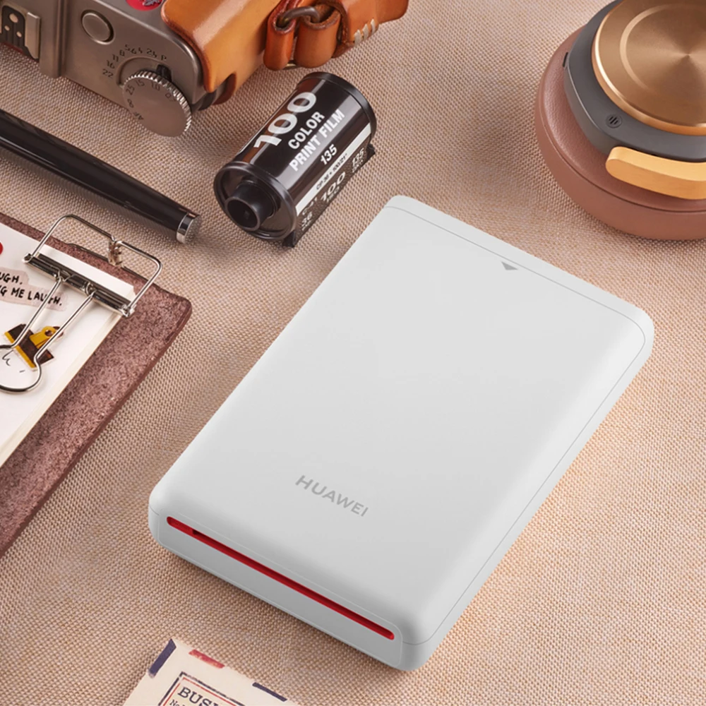 Цена Новинка! JEPOD оригинальный huawei Портативный фотопринтер Bluetooth 5,1 AR Zink Красочные 300 точек дюйм 500 мАч для записи жизни