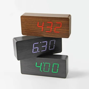

Bedside Multifunction Alarm Clock Led Night Light Office Gadgets Termometro Digital Table Clock Reveil Office Gadget 50A0148