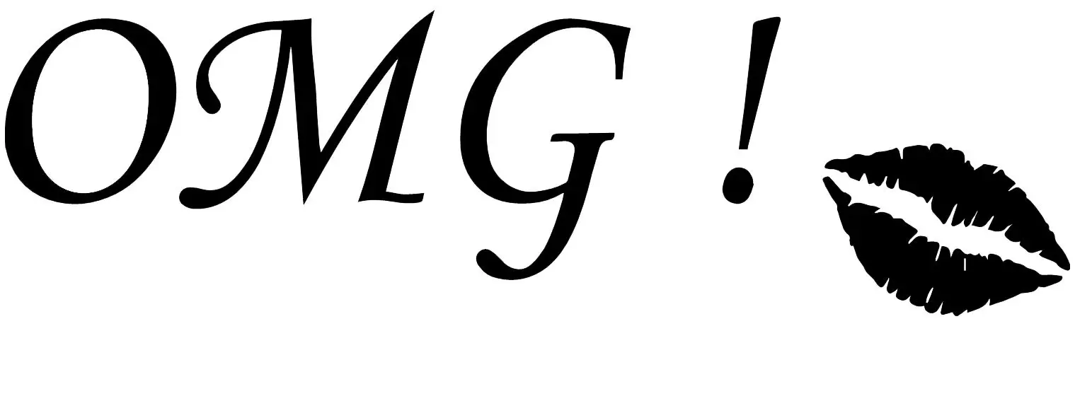 OMG Oh My God Towie Essex Цитата девиз гостиной Наклейка на стену стикер | Дом и сад