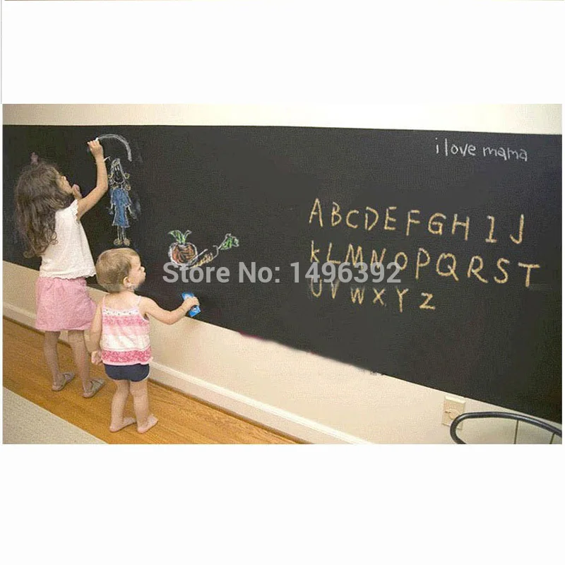 

Vinyl Chalkboard Wall Stickers Removable Schoolboard Decals Great Gift for Kids Blackboard Chalkboard Message Board 45CMx200CM