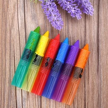 6 Pcs Baby Kids Safety Washable Bath Crayons Bathtime Fun Educational Toys