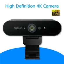 Logitech BRIO C1000e 4K HD веб-камера с микрофоном распознавание лица Автофокус Компьютерная камера для видеоконференции потоковая запись