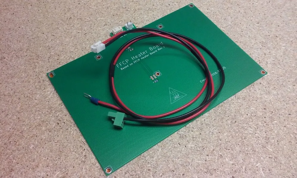 Elemento de Cama Aquecida dos Pces com Cabo para o Criador de Flashforge Dreamer 1 Pro –