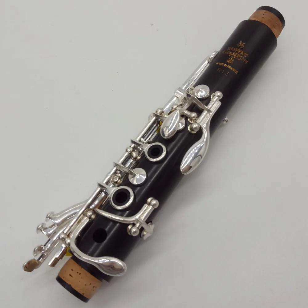 Ebony Blackwood Clarinet R13 PRESTIGE Professional Bb Clarinets Bakelite 17 Keys Mouthpiece Reeds