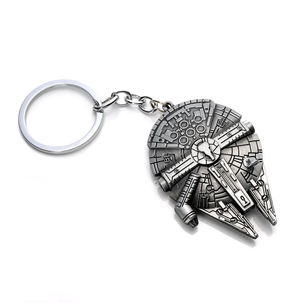 

Star Wars Spacecraft Alloy Silver Metal Keychain