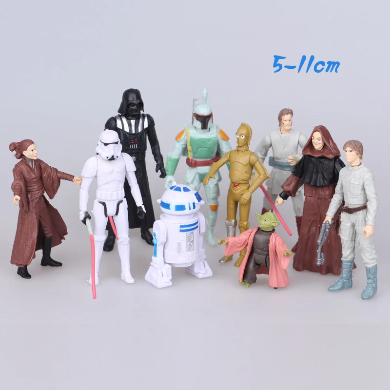 2016 NEW hot 6CM Star Wars font b Toys b font 10 pcs set Best action