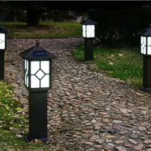 Водонепроницаемый Газон лампа для сада/парка светодиодный солнечный endergy освещение глинозема с ПК материал для