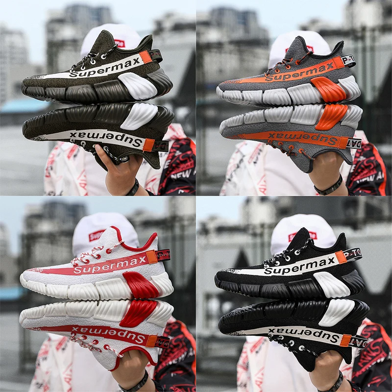 Мужские кроссовки с воздухопроницаемой сеткой Zapatos Para corer легкие повседневные