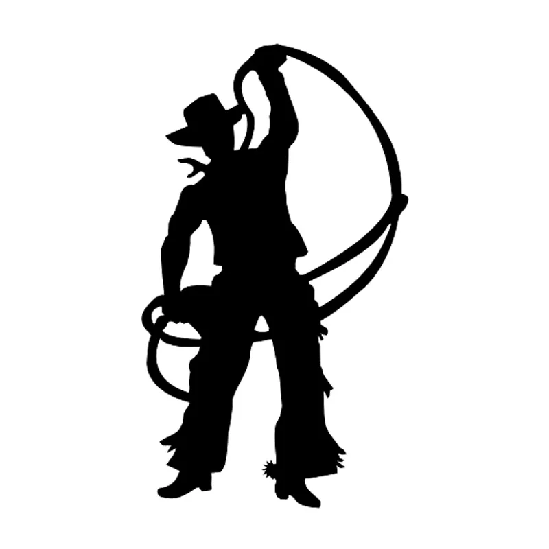 7 3cm 12 7cm Rodeo font b Lasso b font font b Cowboy b font Vinyl