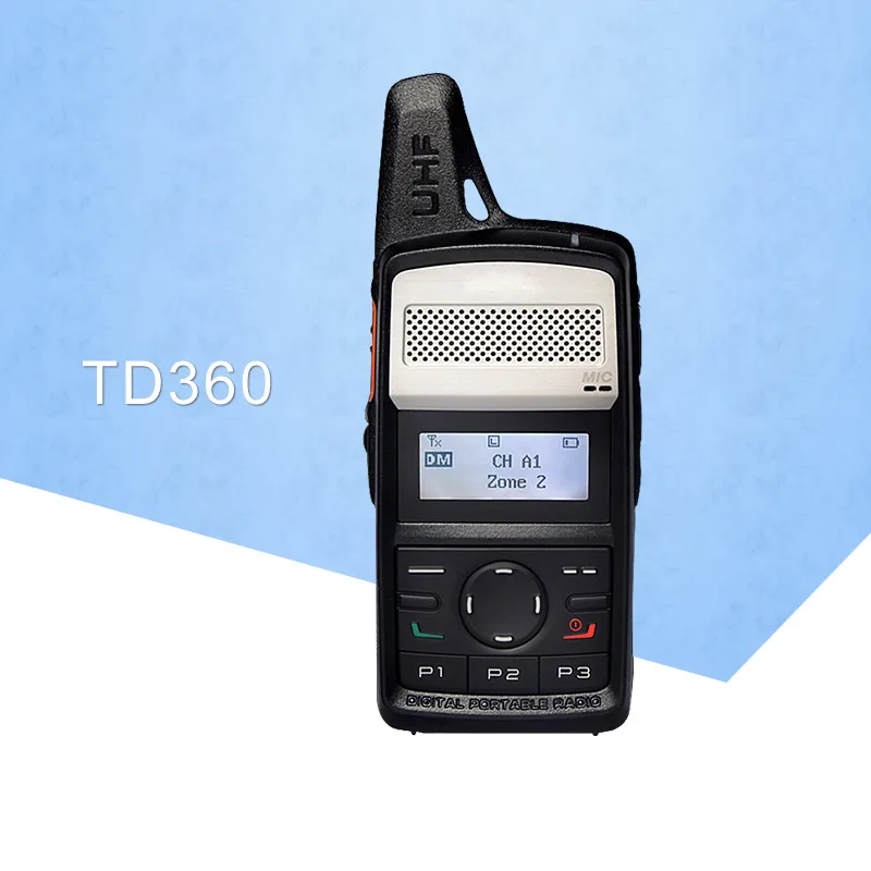

Walkie Talkie 400-440MHz TD360 Protable Radio TD36X TD-360 PD365 DMR Transmitter Two Way Radio