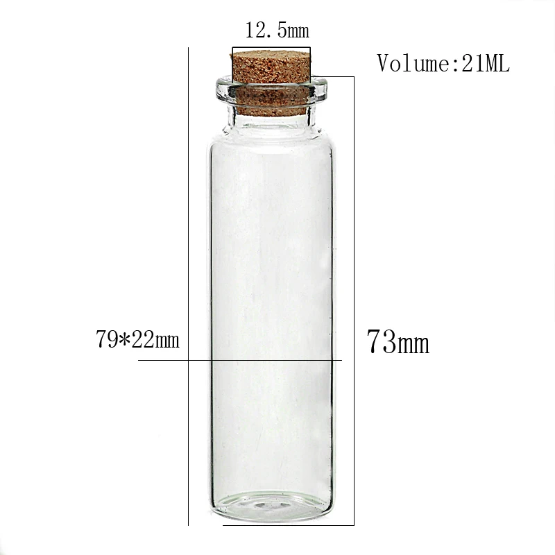 IVYSHION 5 шт. стеклянная бутылка для хранения кухонный Органайзер хранилище пробковые колпачки домашняя кухня пустые баночки для пробников контейнер бутылка Прямая поставка
