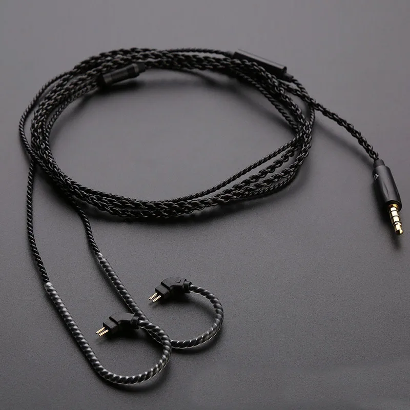 

Trn Headphone Cable 3.5mm Jack To 0.75mm 0.78mm mmcx Replacement Headphone Upgrade Cable With Microphone