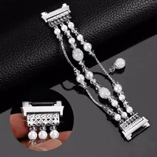 Металлический браслет «Умные» часы COMLYO ремешок для Fitbit ионический бисер из драгоценного камня регулируемый ремешок для Fitbit ионический ремешок