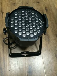 6 шт./лот 54x3 Вт светодиодный par can light RGBW светодиодный par свет высокой мощности светодиодный par can - Цвет: black housing