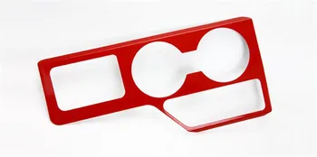 

Red Stainless Steel Water Cup Holder Decoration Cover Frame Panel Trim Cover Fit For Jeep Compass Patriot 2011-2015