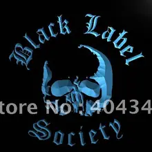 LF247-Black Label Общество светодиодный знак неонового света