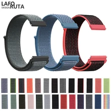 Laforuta Nylon Band for Samsung Galaxy Watch Active Band Galaxy 42mm Strap Classic S2 Strap 20mm Quick Release Watch Band Loop excellent quality 20mm quick release watch band strap for samsung galaxy gear s2 classic stainless steel strap bracelet