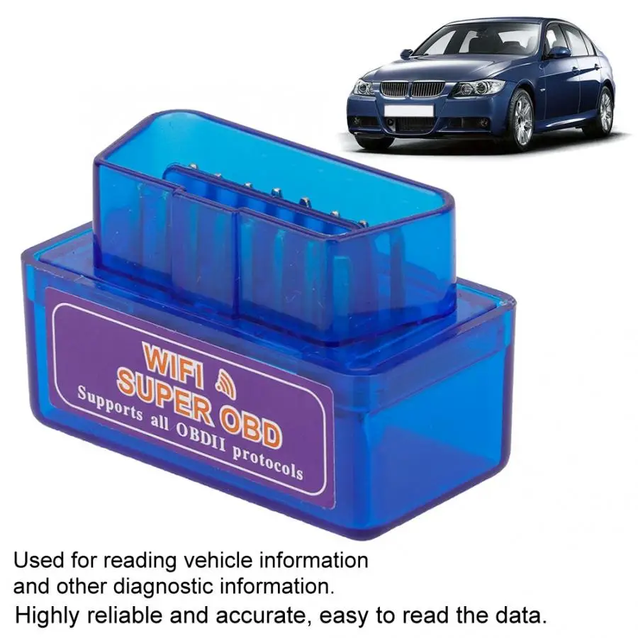 automotive Car Repair Tool C12 V1.5 WIFI Mini Auto Scanner Super OBD Diagnostic Interface Scan Adapter |