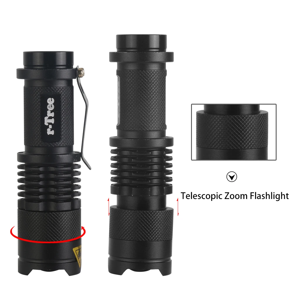 Luz de la bicicleta de 7 vatios 2000 lúmenes Modo 3 bicicleta Q5 LED bicicleta luz delantera de la bicicleta luces de la lámpara antorcha impermeable ZOOM linterna BL0502