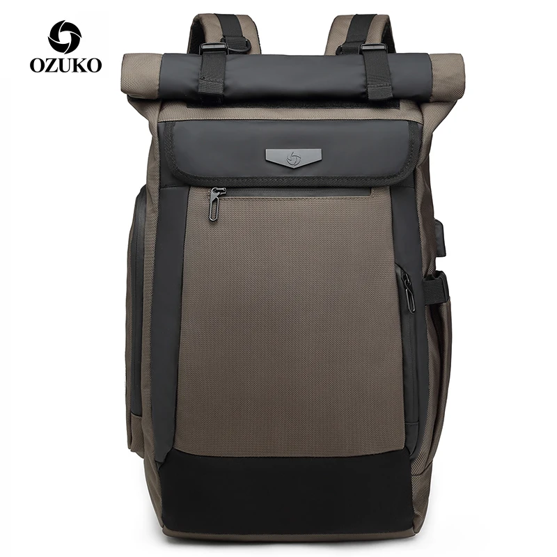 

Large Capacity Men USB Charging Backpack School bag Male 15.6 inch Laptop Backpacks Waterproof Oxford Casual Travel Bags Mochila