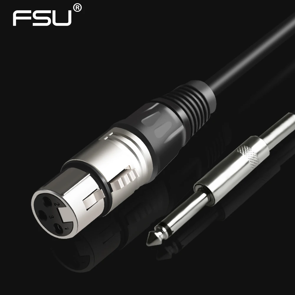 

High speed audio cable 6.35mm Microphone Wire Cord XLR Female to Male plug for Speakers Sound Audio Lead 1.5M 2M 3M 5M 8M 10M