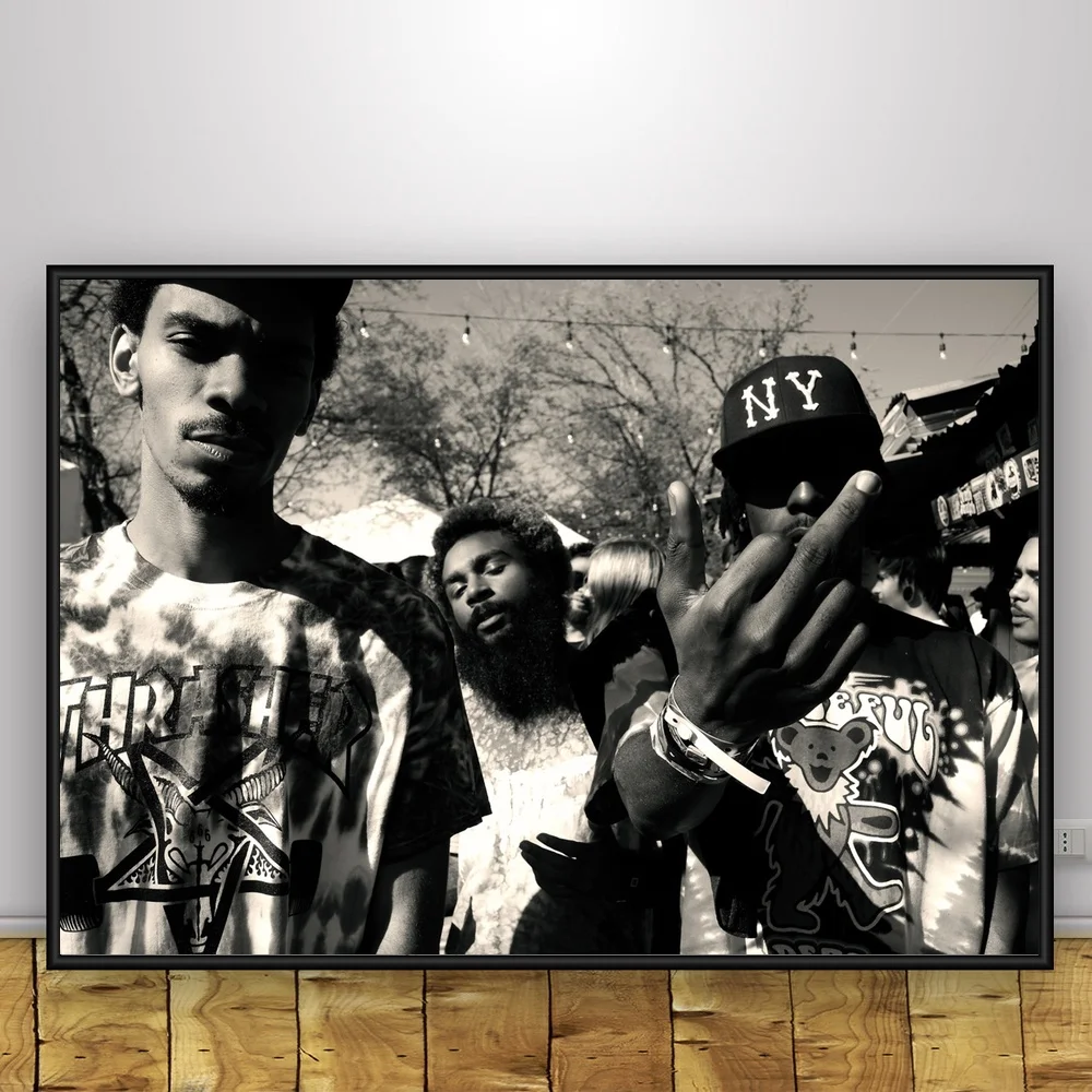 Flatbush ZOMBiES Art Silk Fabric Psychedelic Poster Print Classic Wall Home