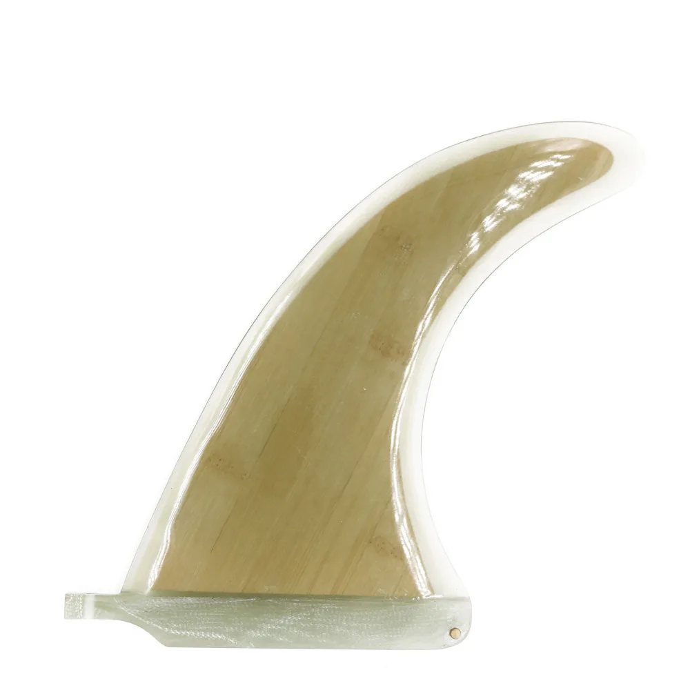 bamboo surf fin single fin set for longboard SUP, surfboard, stand up