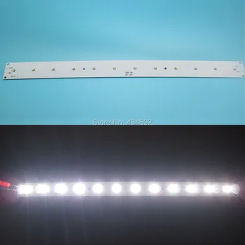 

2016 New Type Customized Led 12LEDS Cree XPE XP-E Led Bar Lamp Light 12V 12-24W 350-2000MA White 6500K Warm White 2700K