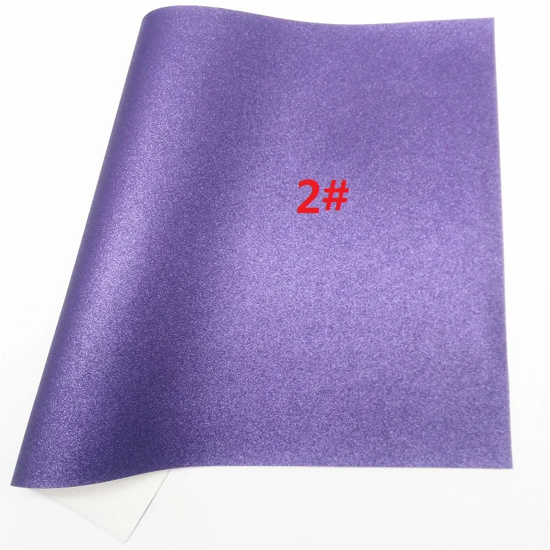 Фиолетовая Лоскутная блестящая холщовая простыня, " x 11" кружевная бумага с блестками, лист из искусственной кожи для волос бант и серьги ткань XM043