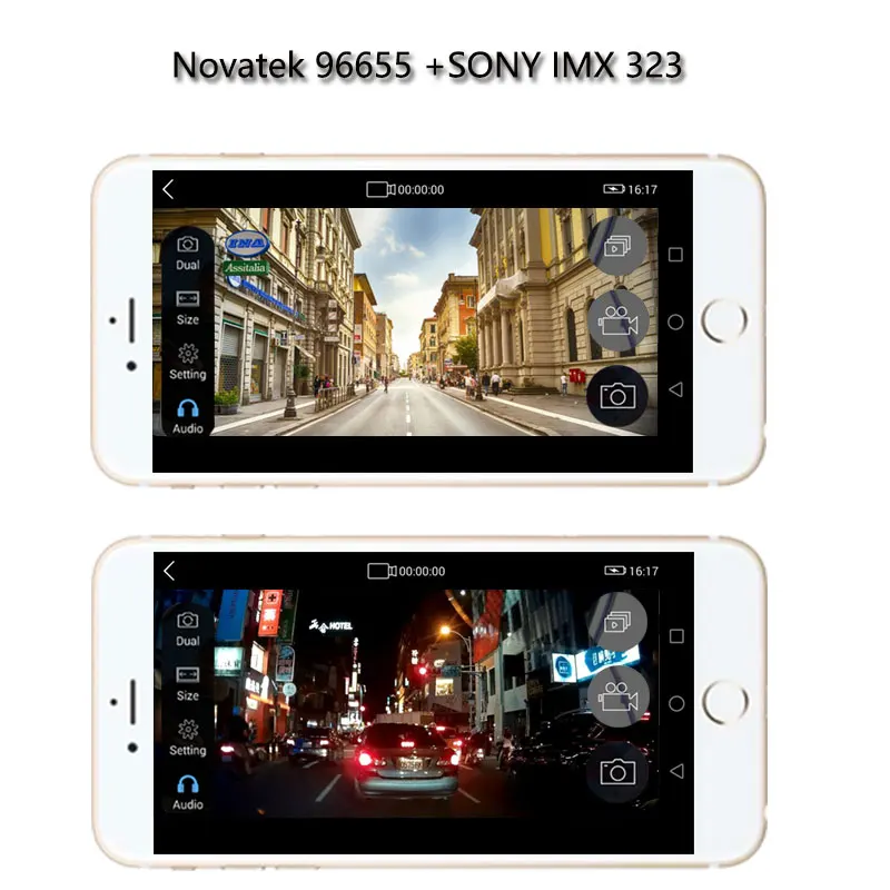 Jiluxing W11S Novatek 96655 Автомобильный видеорегистратор 1080P WIFI автомобильные мини камеры
