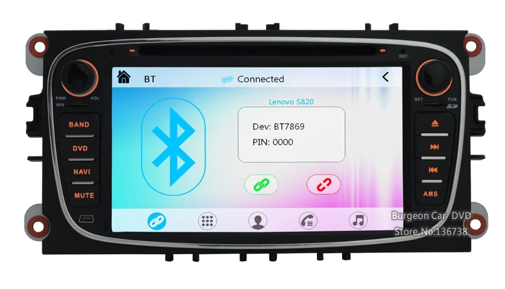 Flash Deal Factory Price Car DVD Player For FORD Mondeo Focus 3 S-Max C-Max Galaxy Kuga GPS Navigation System 3G WIFI USB Radio Bluetooth 3