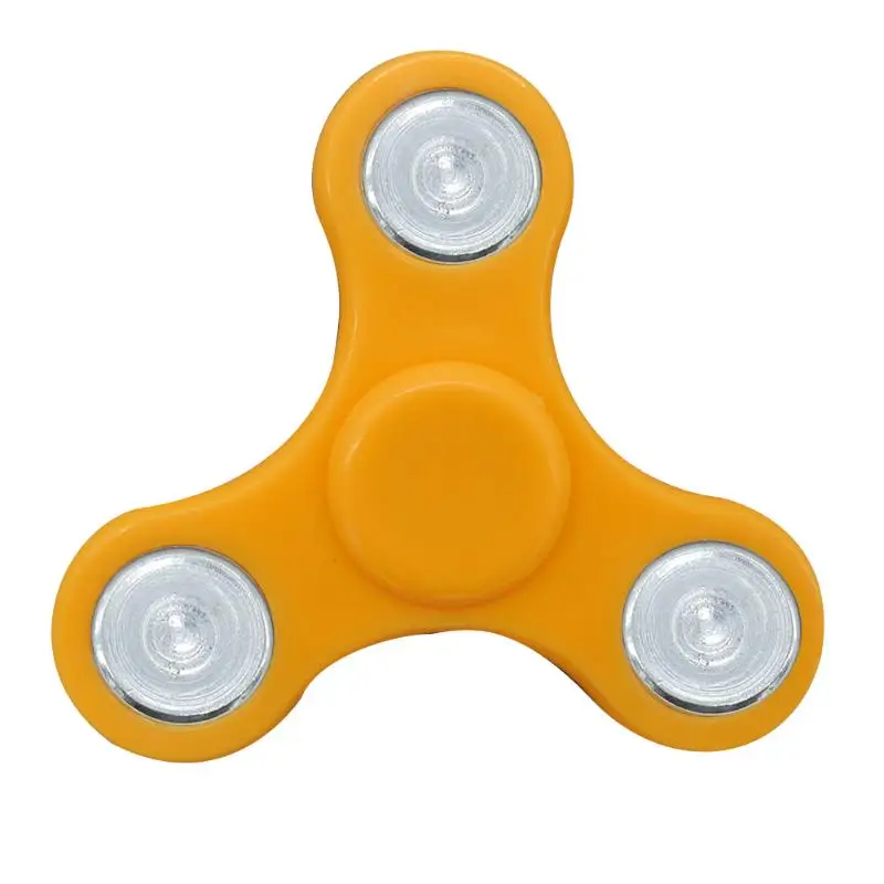 Забавный пластиковый подшипник Tri-Spinner ABS EDC ручные Спиннеры для аутизма и СДВГ Спиннер антистресс детские игрушки с длительным вращением