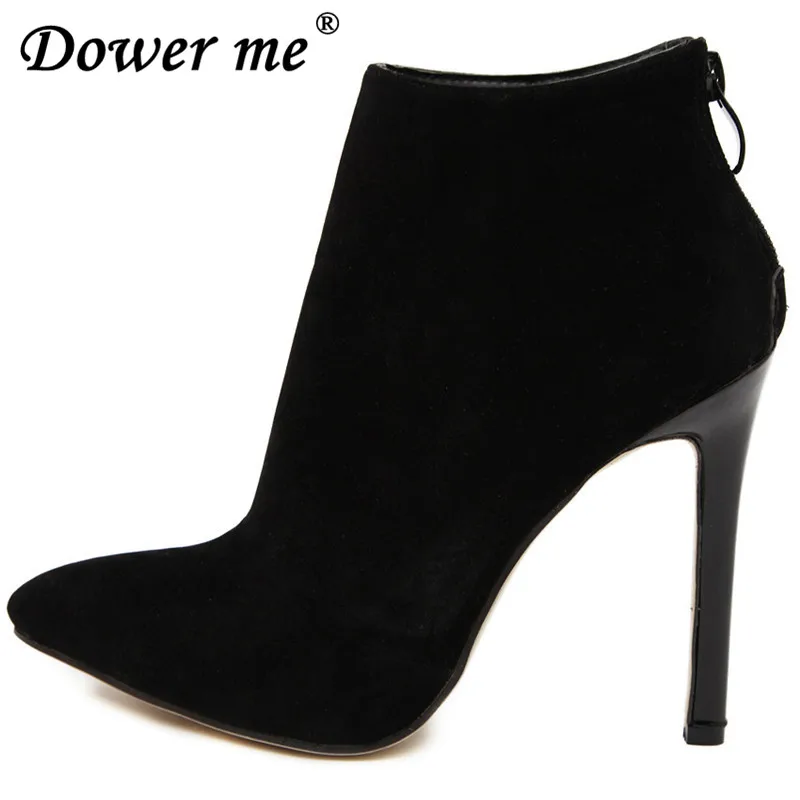 

2019 New High-heeled Shoes Woman Pumps Wedding Shoes Platform Fashion Women Shoes Red High Heels 11cm Suede Free Shipping red