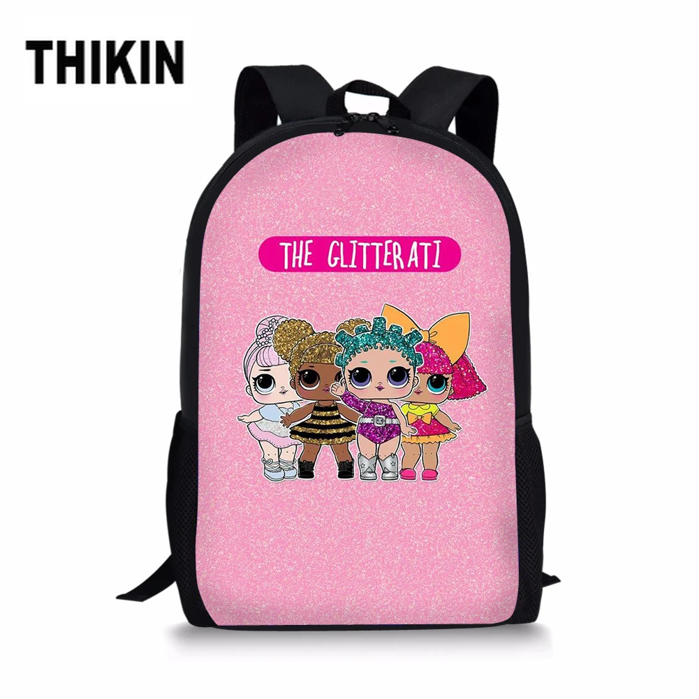 ADVOCATOR L.O.L 3PCS/SET Student School Bags Surprise Doll Print Kids Backpack TeenagerGirls Popular Children Daily Bag Custom ADVOCATOR L.O.L 3PCS/SET Student School Bags Surprise Doll Print Kids Backpack TeenagerGirls Popular Children Daily Bag Custom
