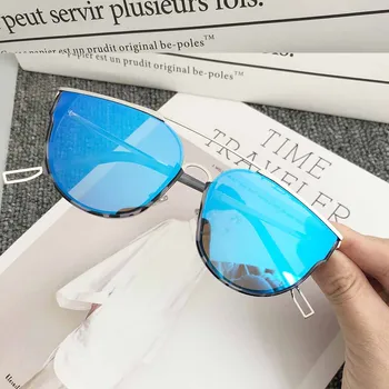 

FEISHINI Transparent Quality Sunglass Superstar Black Eyewear Men Zonnebril Cobain Vintage Small Cat eye Sunglasses Women Mirror