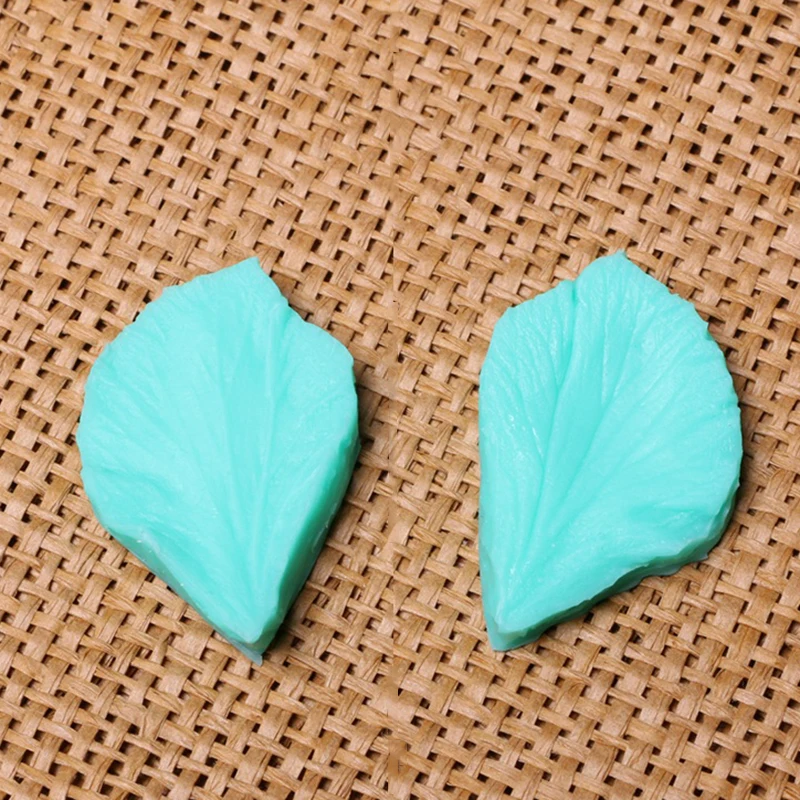 DIY Small Size Peony Leaf Sugar Fondant Silicone Moulds for Cake Decorations Baking and Pastry Tools for Cakes Bakeware S357 photo