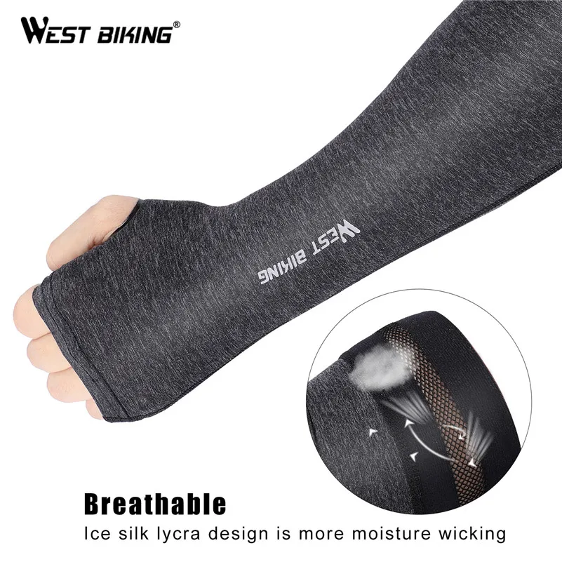 WEST BIKING летние велосипедные нарукавники для мужчин и женщин|cycling arm warmers|bike