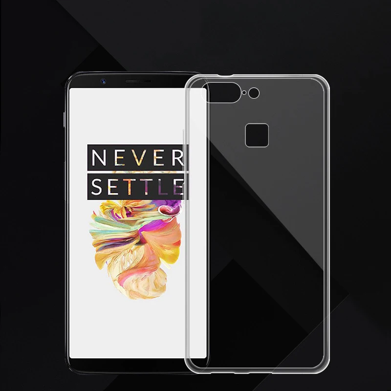 Чехол для OnePlus 5T силиконовый прозрачный Ударопрочный Мягкий чехол s One Plus A5010 OnePlus5