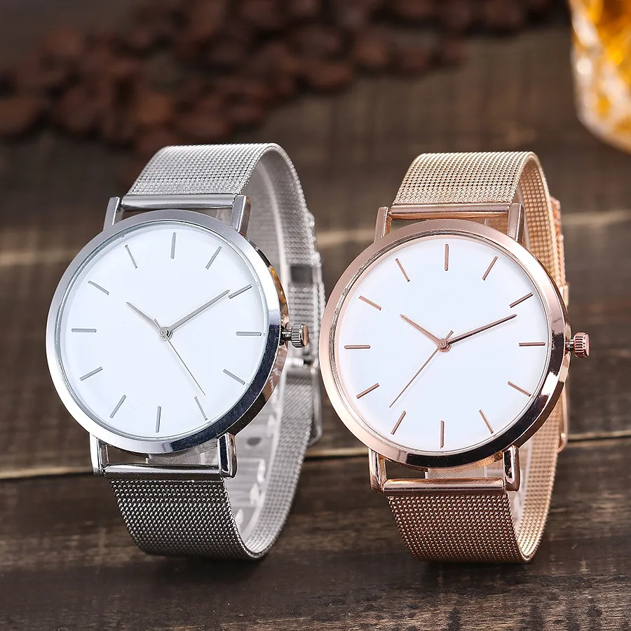 

Vansvar Gold Sliver Mesh Stainless Steel Watches Women Top Brand Luxury Casual Clock Ladies Wrist Watch Relogio Feminino Gift #A