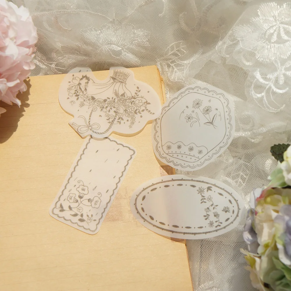 30 шт. DIY Белая корзина для цветов в садовом стиле бумага качестве творческого